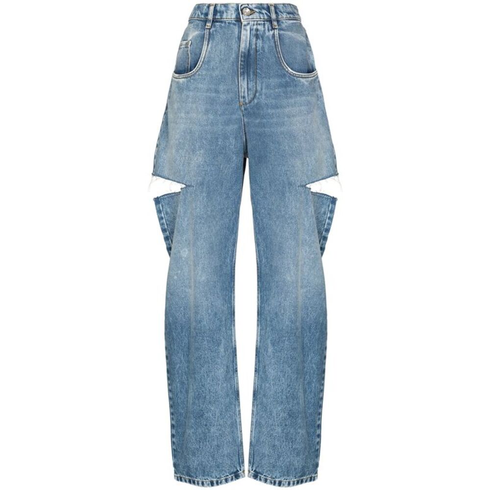 Maison Margiela Blue Denim - Straight-Leg Jeans Women